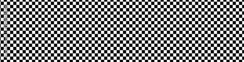 Seamless Checkerboard Pattern Background, Black White Checker Texture Race Pennant, Racing Flag, Chess Branding, Check Floor. Square Geometric Texture, Repeatable Tile Backdrop. Vector Illustration