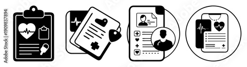 Vintage mobile phones and communication devices set isolated on white background vector illustration