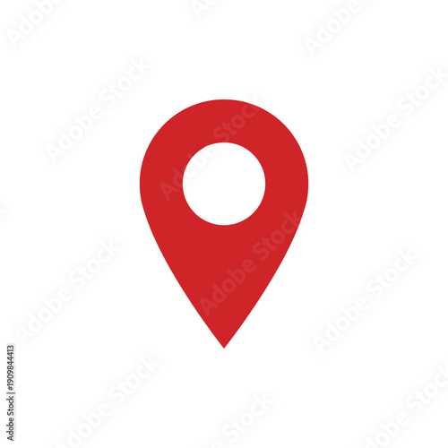 red map pointer