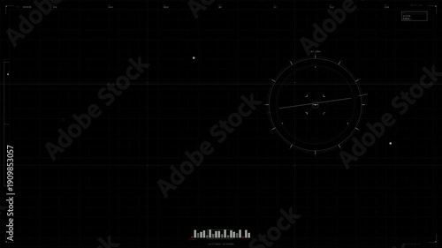 Wallpaper Mural Hud animation for webdesigner showing sci fi space and navigation tools used in futuristic settings Torontodigital.ca