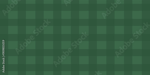 Christmas rhombus seamless pattern. Xmas plaid texture with gold line and stars. Green argyle geometric diamond abstract pattern. Christmas wrapping. Vector illustration isolated on green background.