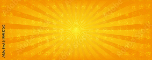 stripes image with light beams. yellow background - generated abstract wallpaper Illustration