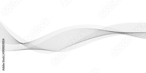 Abstract wavy lines illustration