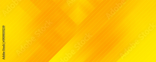 Abstract yellow square shape with futuristic concept background