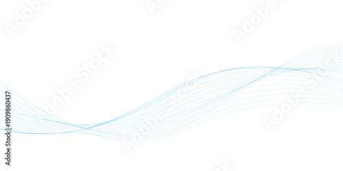 Abstract wavy lines illustration