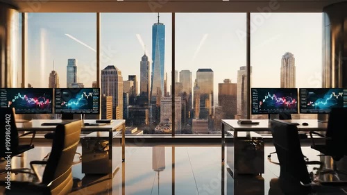 Finance confidence background stable forward movement