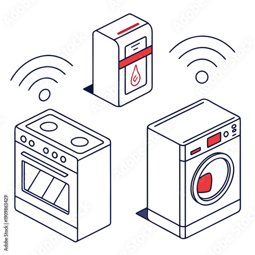 Appliances with wireless connectivity
