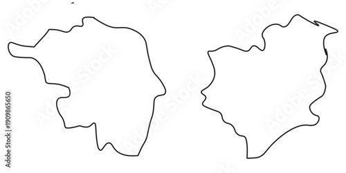 Playful Abstract Blob Outlines.