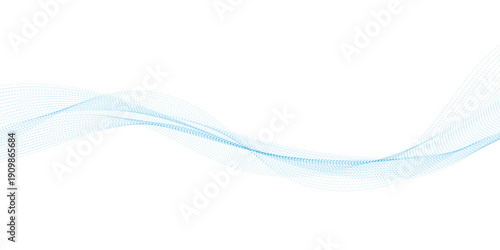 Abstract wavy lines illustration