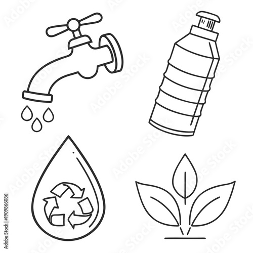 Conservation of water and plastic