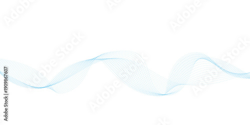 Abstract wavy lines illustration