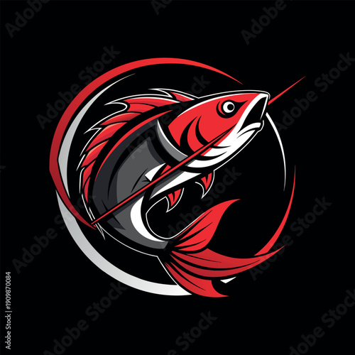 Fish logo ready for printing