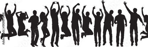 Comprehensive Black Silhouette Collection of Tactical Soldiers in Various Combat Poses with Rifles and Gear Isolated on a Clean White Background Set