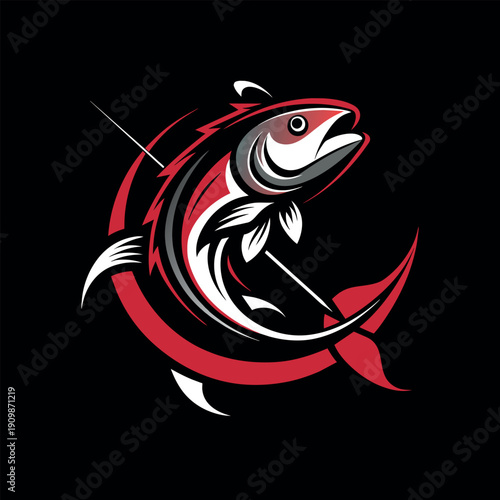 Fish logo ready for printing