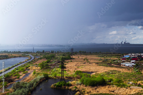 Heavy rains have hit the lake and the surrounding area