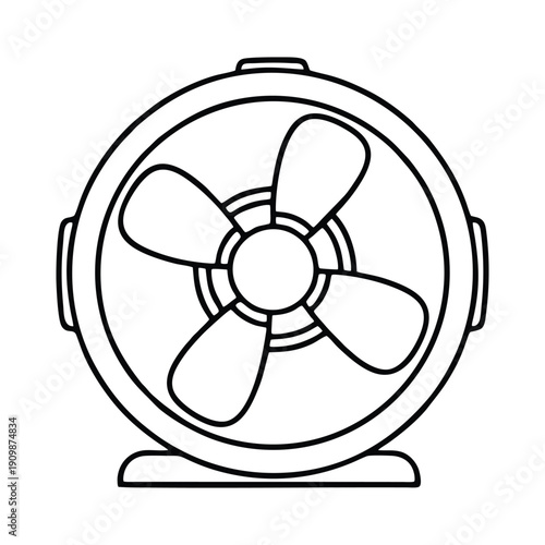 fan isolated on white