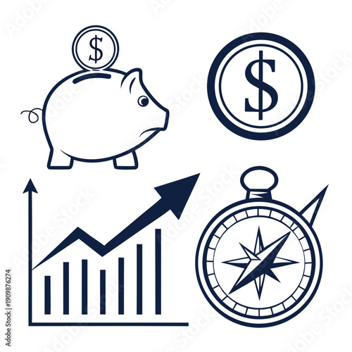 Financial planning and investment growth concept