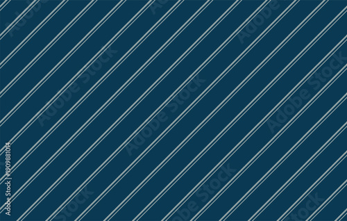 Diagonal stripe seamless pattern, striped vector background in navy blue and beige