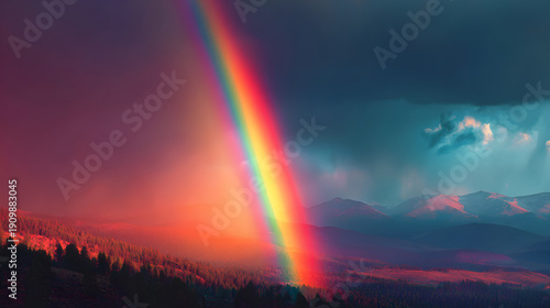 Vibrant Spectrum: Explorin the Jubilant Colors of a agnificent Rainbow and Ther Impact on Our Emotions ad Surroundings