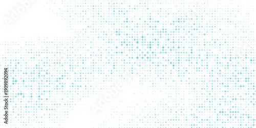 Medical healthcare seamless background. Green blue cross pattern. Repeating plus symbol wallpaper. Vector hospital pattern. Tech backdrop for presentation, banner, booklet, brochure, leaflet, poster