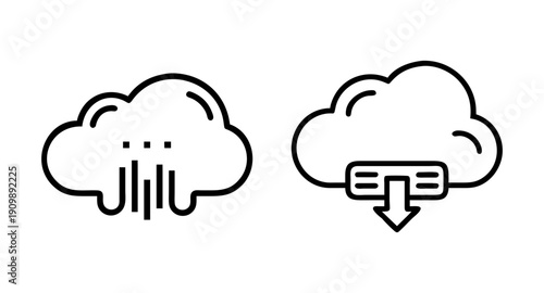 Cloud computing services cloud storage and data backup download and upload data transfer
