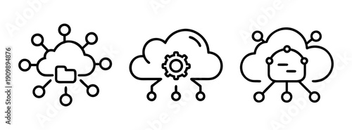 Cloud computing services and data storage solutions for business and personal use online access