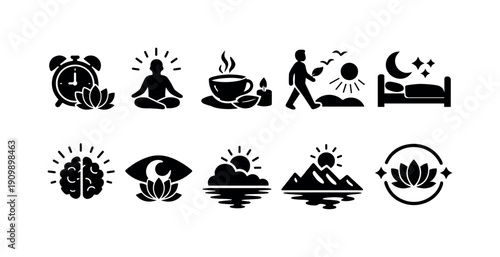 Business, finance outline icon set. corporate, financial outline icons collection