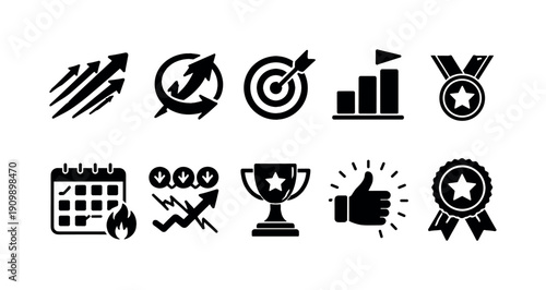 Weather, forecast silhouette icon set. climate, meteorology silhouette icons collection