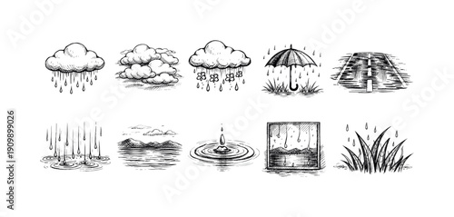 Potion solid icon set. magic, fantasy, alchemy vials icons solid collection