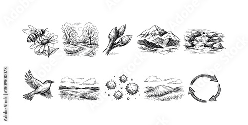 Fitness equipment line icon set. gym, workout, training, exercise linear icons pack.