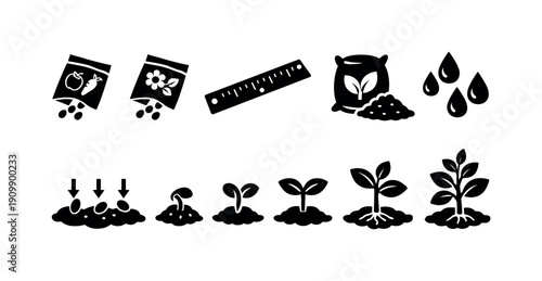 Business, finance outline icon set. strategy, investment icons line collection
