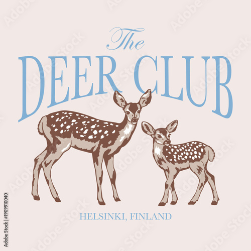 deer print, bambi core, animal print, background, print, greeting card, banners, web, wrapping paper, fashion, fabric, textile, wallpaper, cover