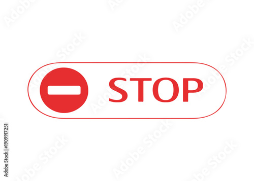 Fotografie STOP frame icon vector on a white background
Vector frame on a white background