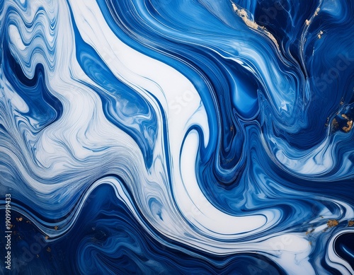 abstract blue and white marble liquid texture luxury background