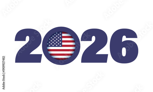 Vote. Every voice matters. Vector banner template for US election. Election day. Usa debate voting 2026 . Election voting poster. Vote 2026 in USA