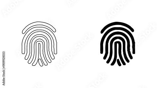 Weightlifting Barbell Icon for Fitness Gym Training and Bodybuilding, Heavy Dumbbell Vector Illustration in Minimalist Outline and Solid Glyph Style