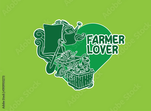 farm logo  illustration for agriculture day