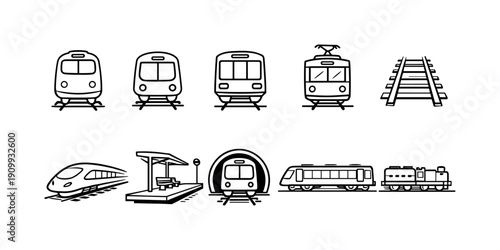 Nature, environment line icon set. eco-friendly symbols, green energy line style collection