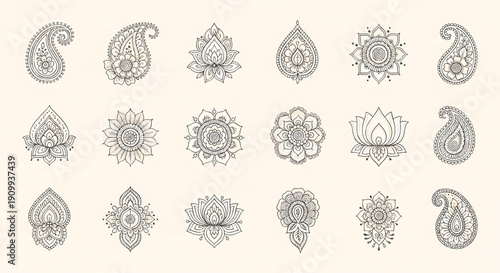 Mehndi Vector png