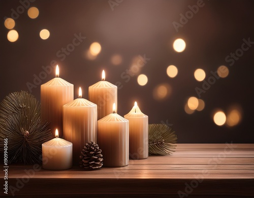 Wallpaper Mural all saints day background sober candles soft tones background for all saintrs day or all soulsr day background with copy space Torontodigital.ca