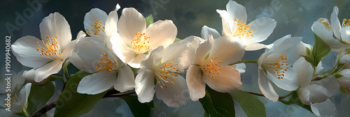 The Delicate Beauty and Frgrance of Jasmine Flowers n Full Bloom: A Celebratio of Nature's Graceful and romatic Wonders in Every Bd and Blossom