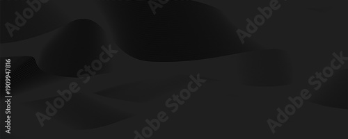 Black abstract background design. illustration.
