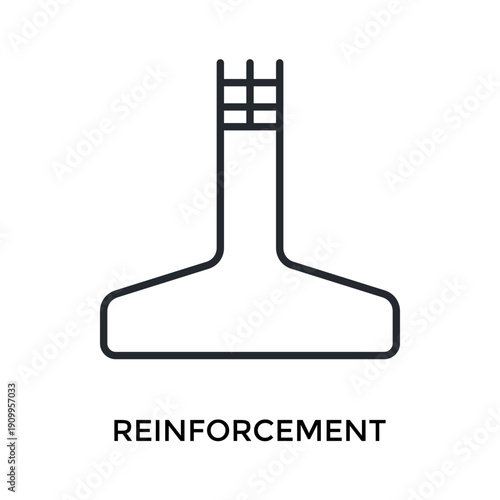 Reinforcement Icon Outline Style. Vector Illustration For Graphic Design