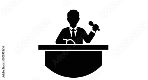 Man in suit speaking at podium 1.