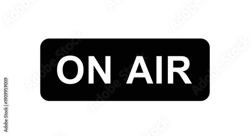 On Air Television Broadcast Sign 3.