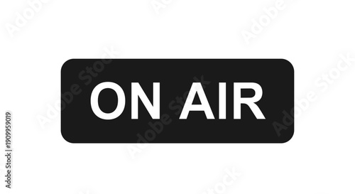 On Air Television Broadcast Sign 4.