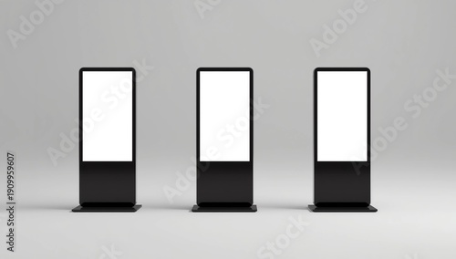 Digital signage led display mockup 