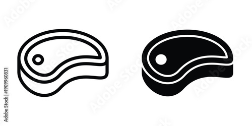 Meat icon design template