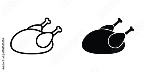 Meat icon design template