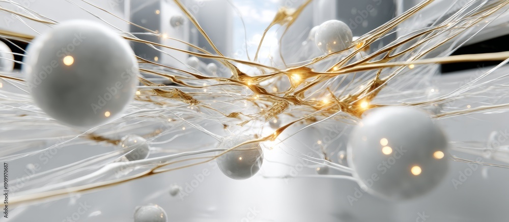 custom made wallpaper toronto digitalSleek White Backdrop with Intricate Lines and Glowing Elements